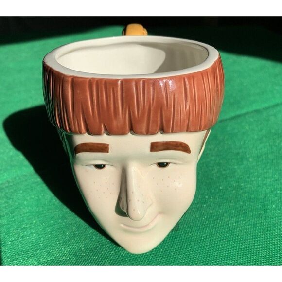 Harry Potter Mug Collectable Cup 3D Face Rare Offical Enesco Ron Weasley - Picture 1 of 6
